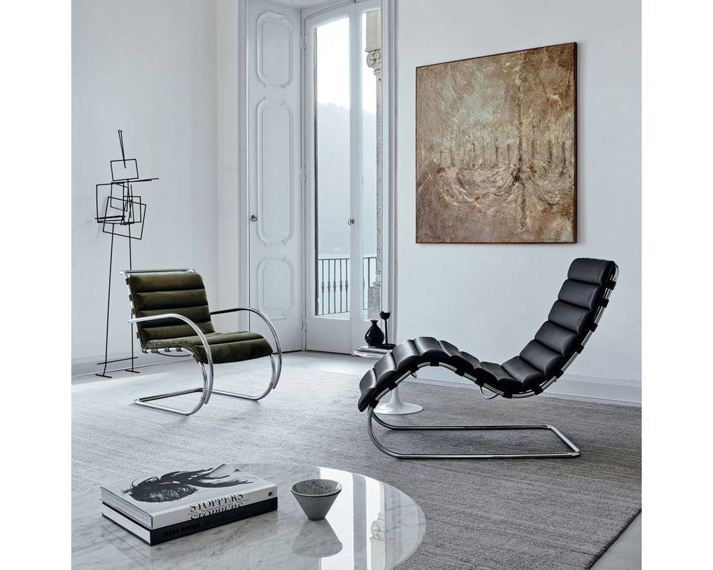 Chaise Longue Poltrona Mies Van Der Rohe Chaise Longue Sedia Mies