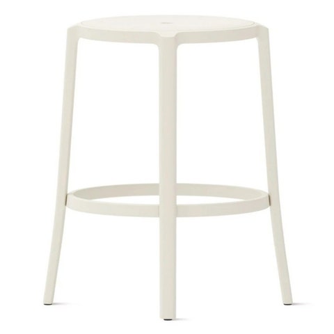 CLEARANCE Emeco On & On Bar Stool (Set of 2) - Stockholm White