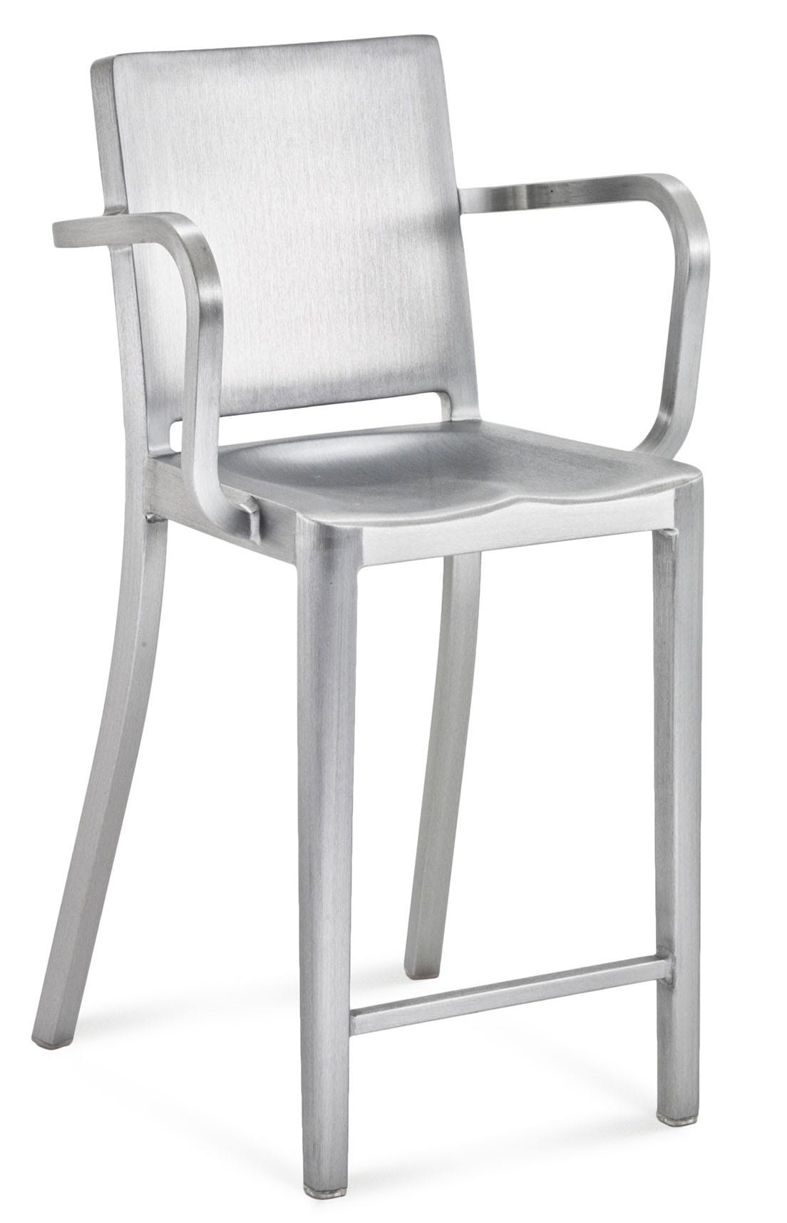 Emeco Hudson Counter Stool with Arms