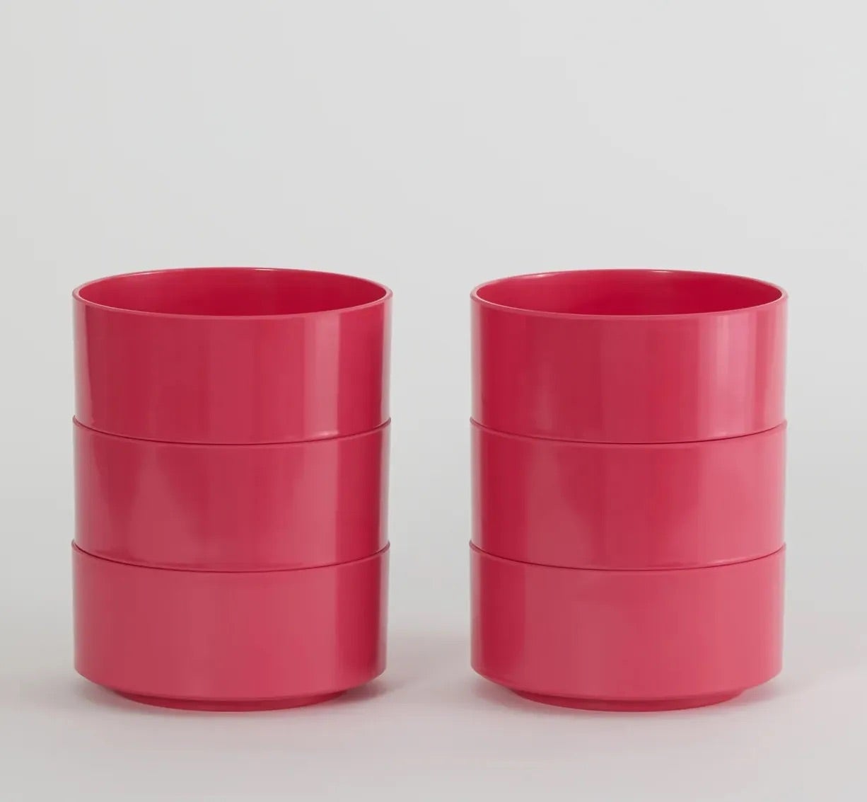 CLEARANCE Heller 103 Soup Bowls (Set of 6), Pink