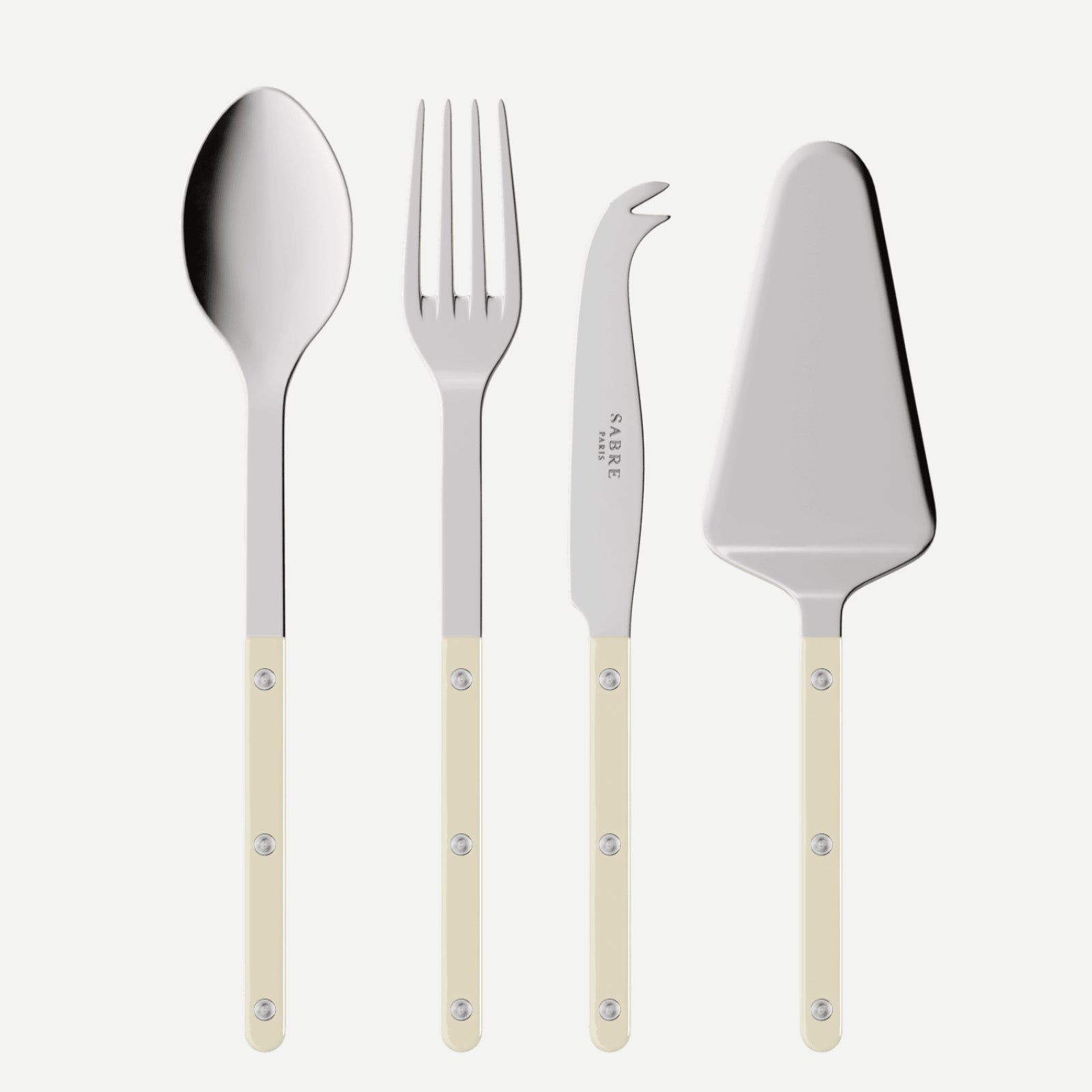 Sabre Paris Bistrot Solid Set Of 4 Bistrot Must-have Serving Pieces