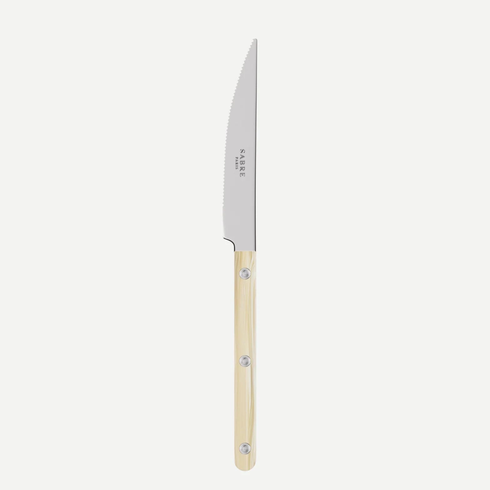 Sabre Paris Bistrot Horn Dinner Knife - Faux Horn