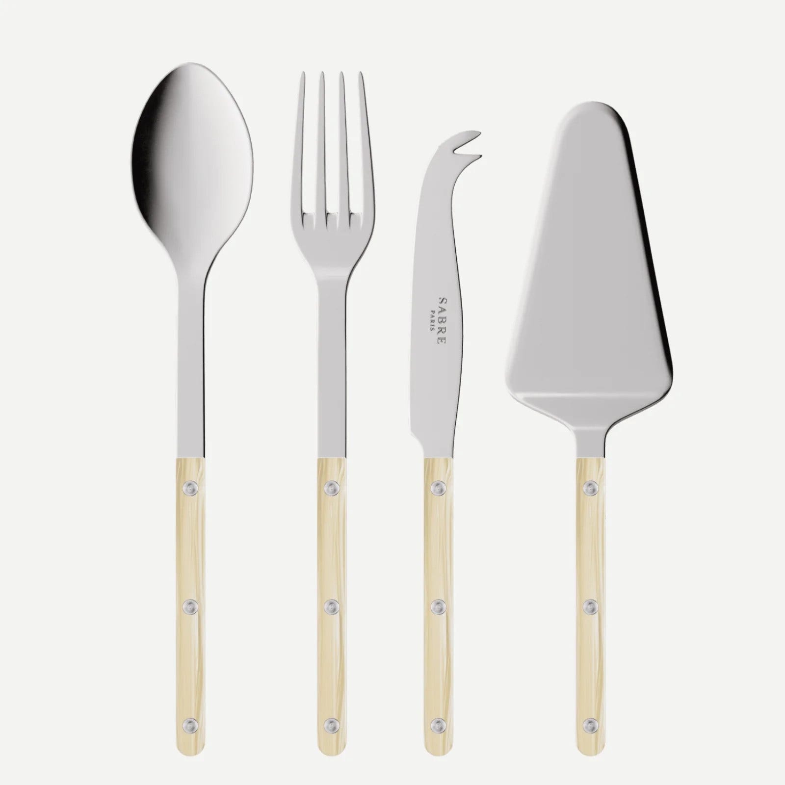 Sabre Paris Bistrot Horn Set Of 4 Bistrot Must-have Serving Pieces - Faux Horn