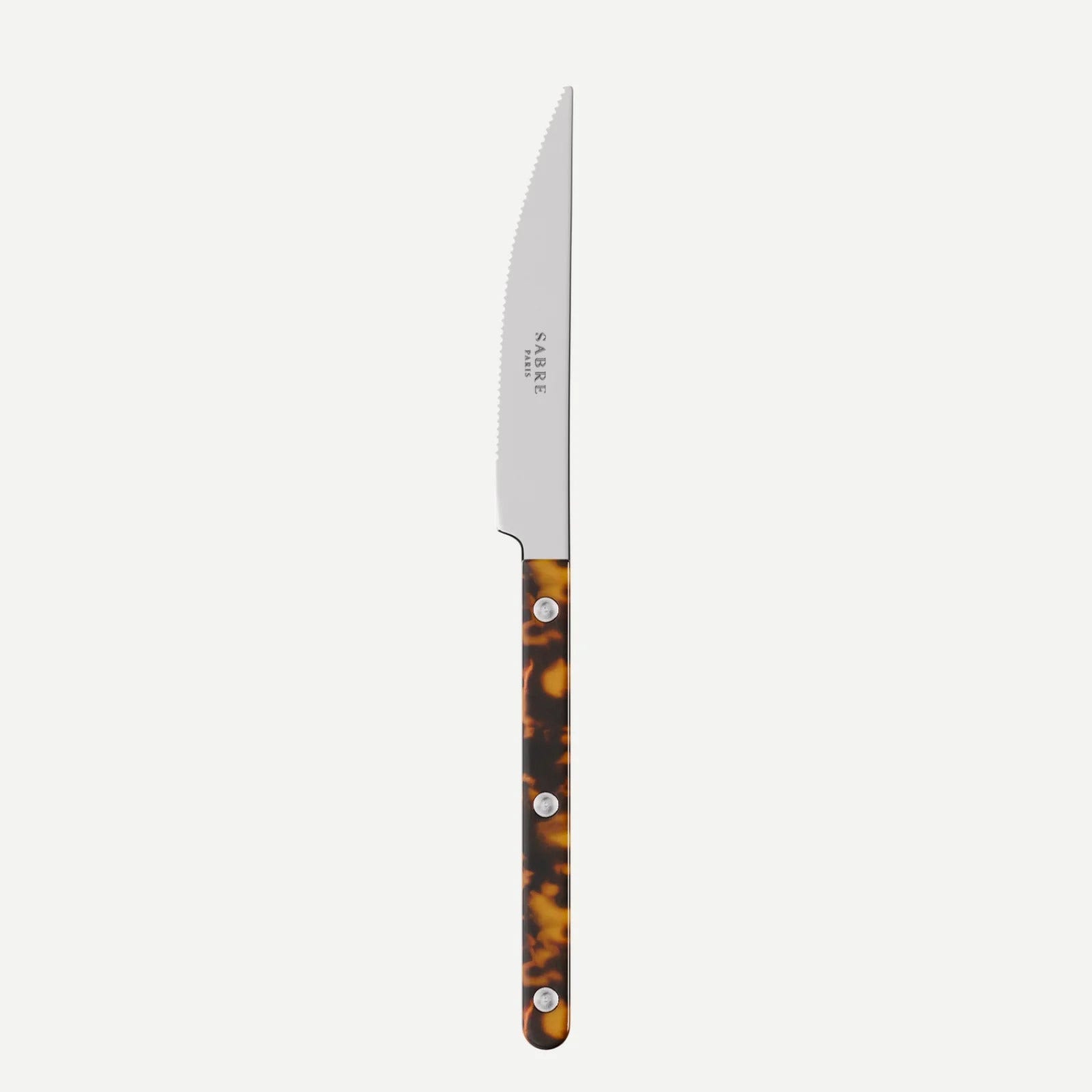 Sabre Paris Bistrot Tortoise Dinner Knife - Faux Tortoise