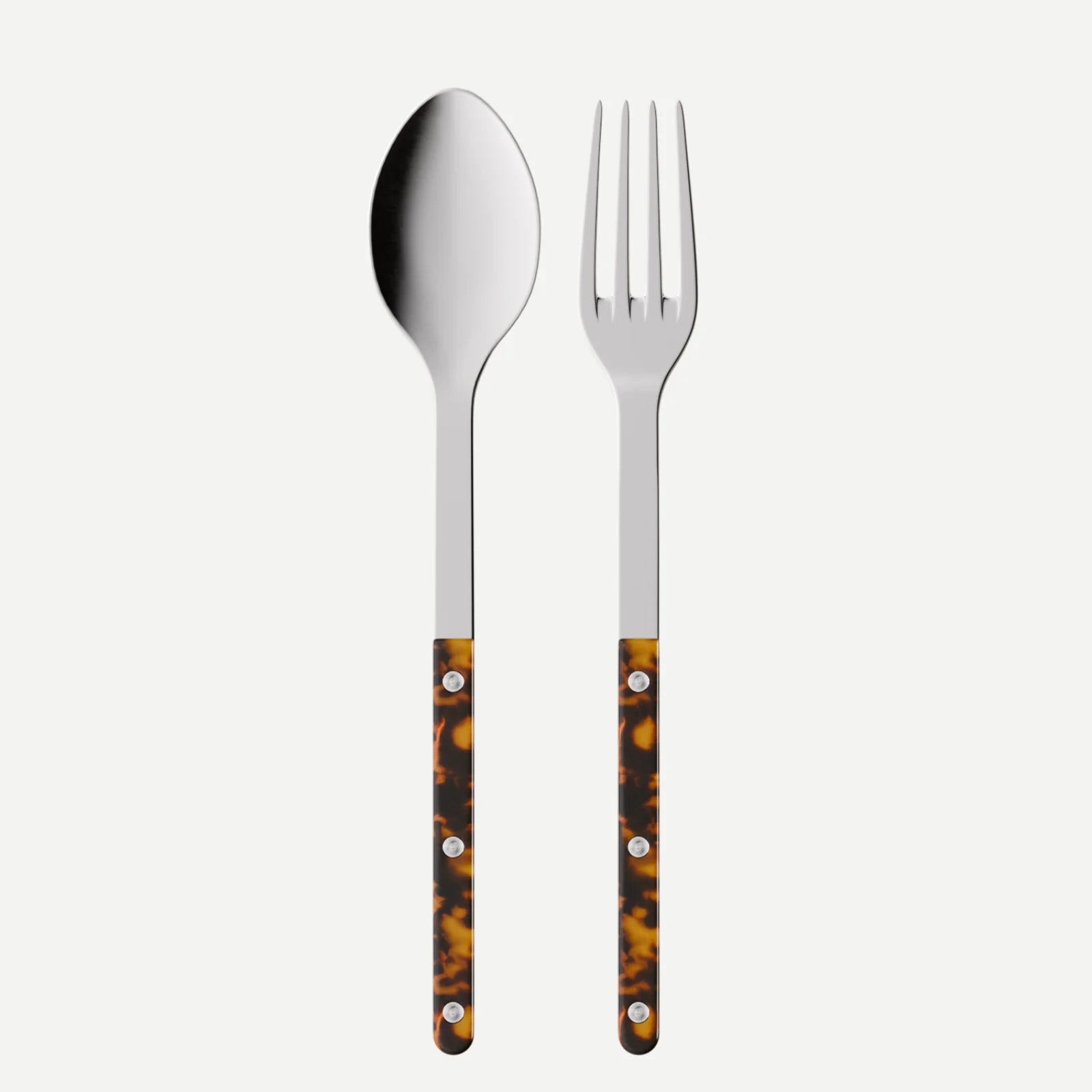 Sabre Paris Bistrot Tortoise Serving Set - Faux Tortoise