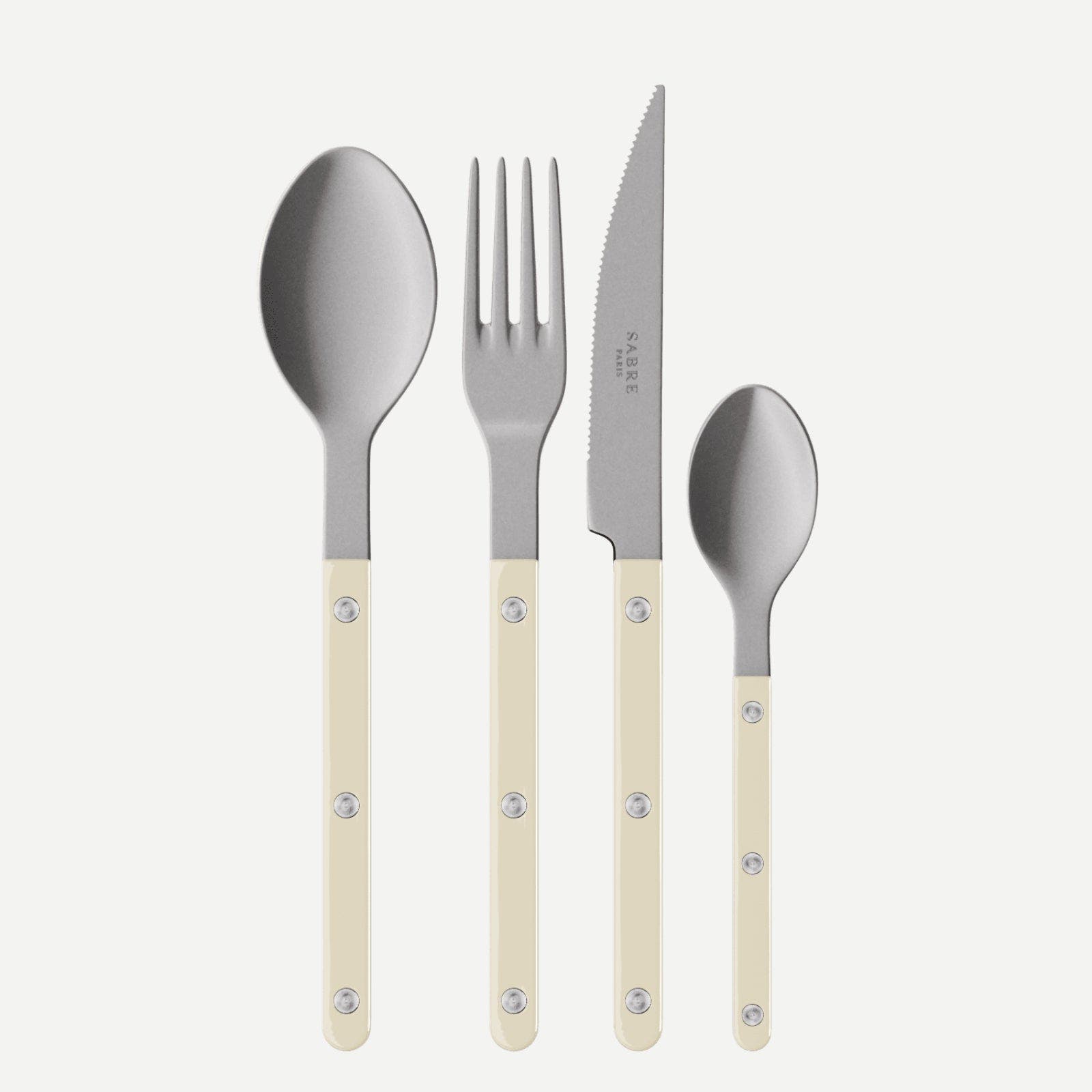 Sabre Paris Bistrot Vintage Solid 24 Pieces Cutlery Set
