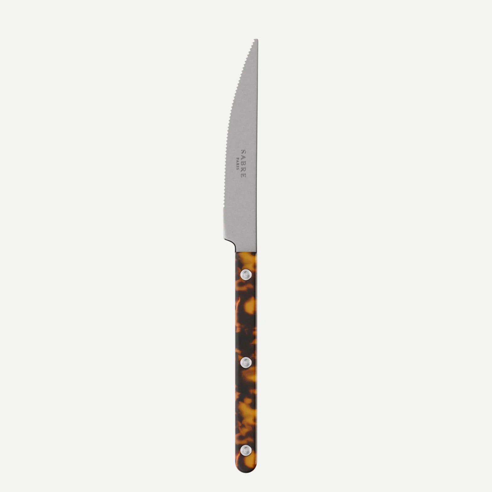 Sabre Paris Bistrot Vintage Tortoise Dinner Knife - Faux Tortoise
