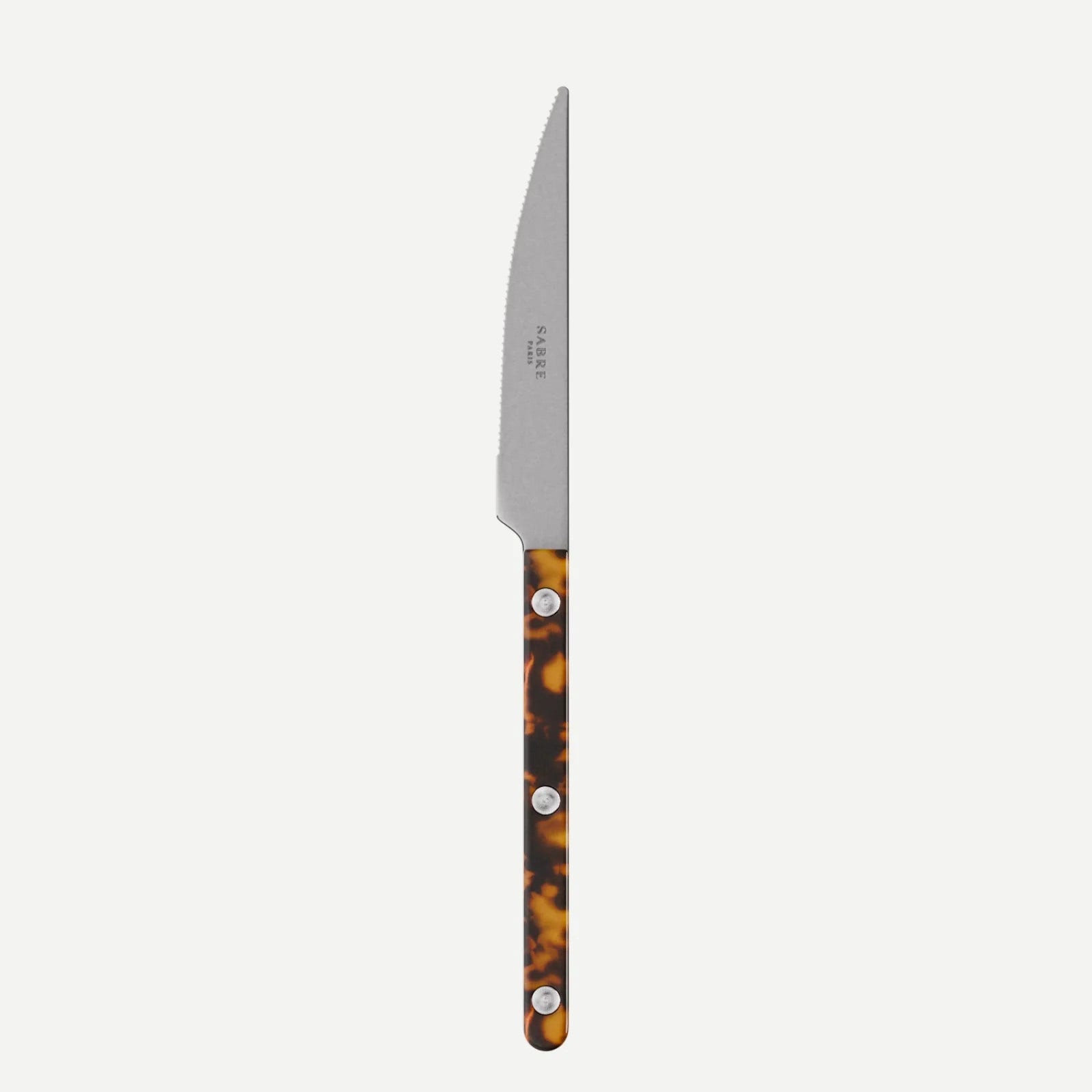 Sabre Paris Bistrot Vintage Tortoise Dessert Knife - Faux Tortoise