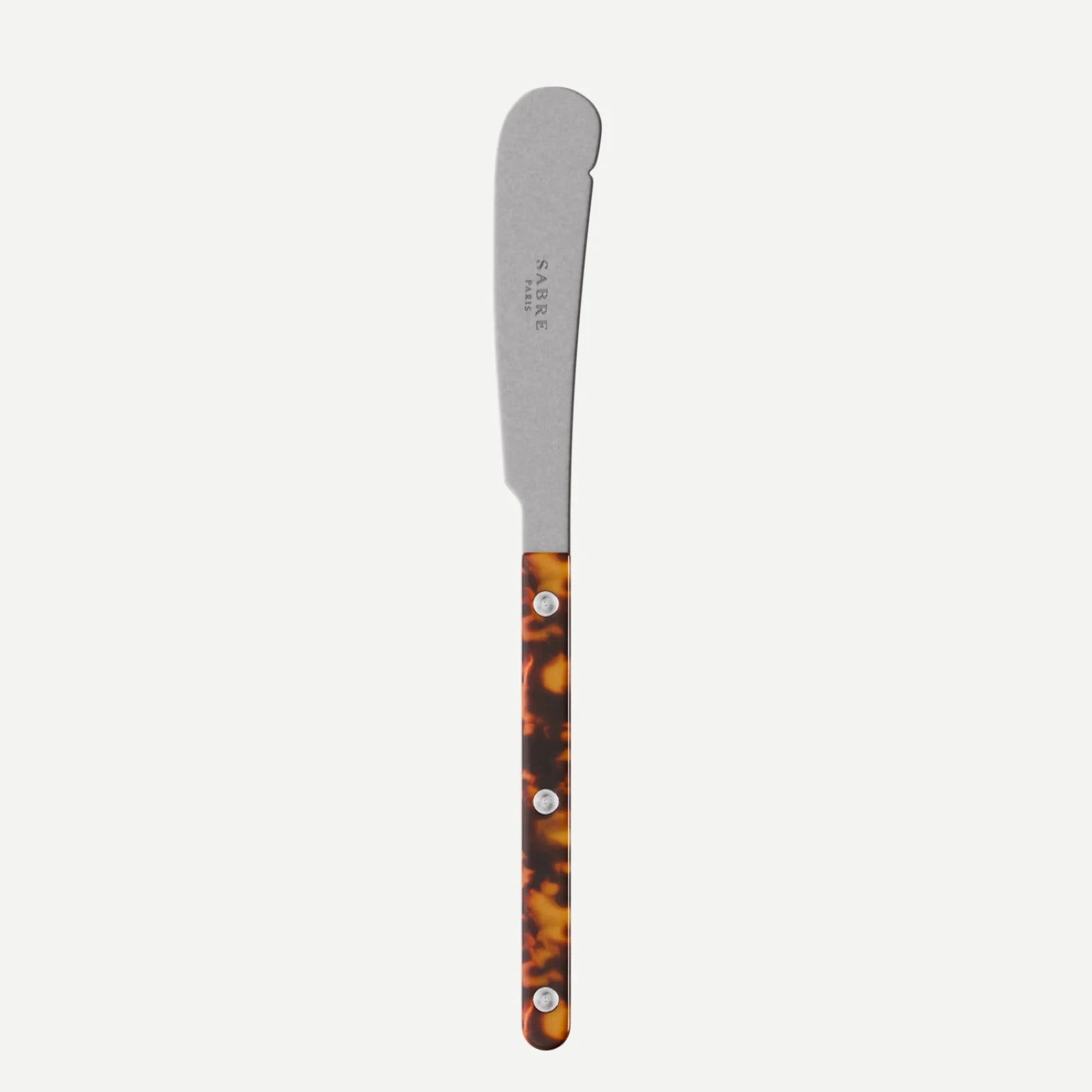 Sabre Paris Bistrot Vintage Tortoise Butter Knife - Faux Tortoise