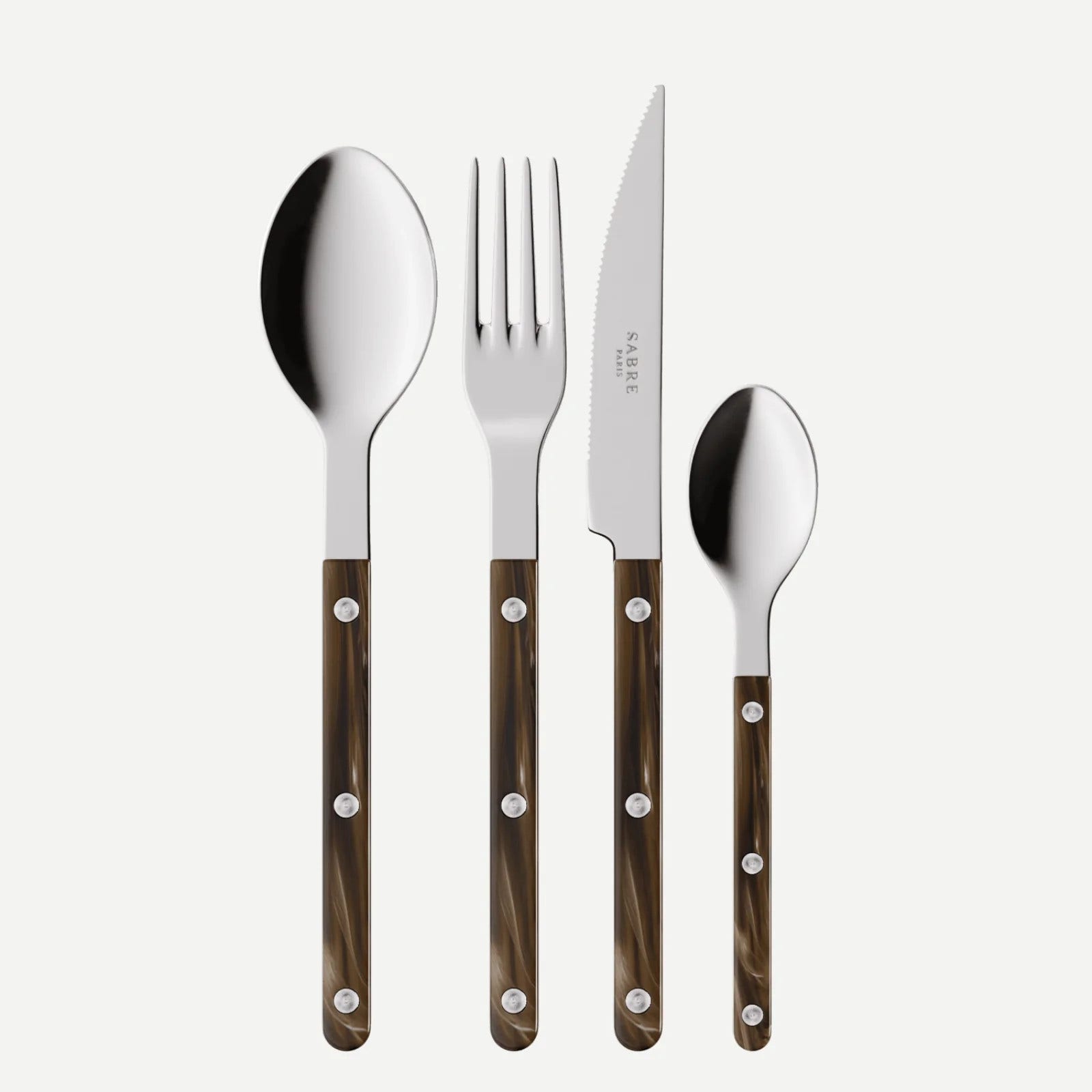 Sabre Paris Bistrot Buffalo 24 Pieces Cutlery Set - Faux Buffalo