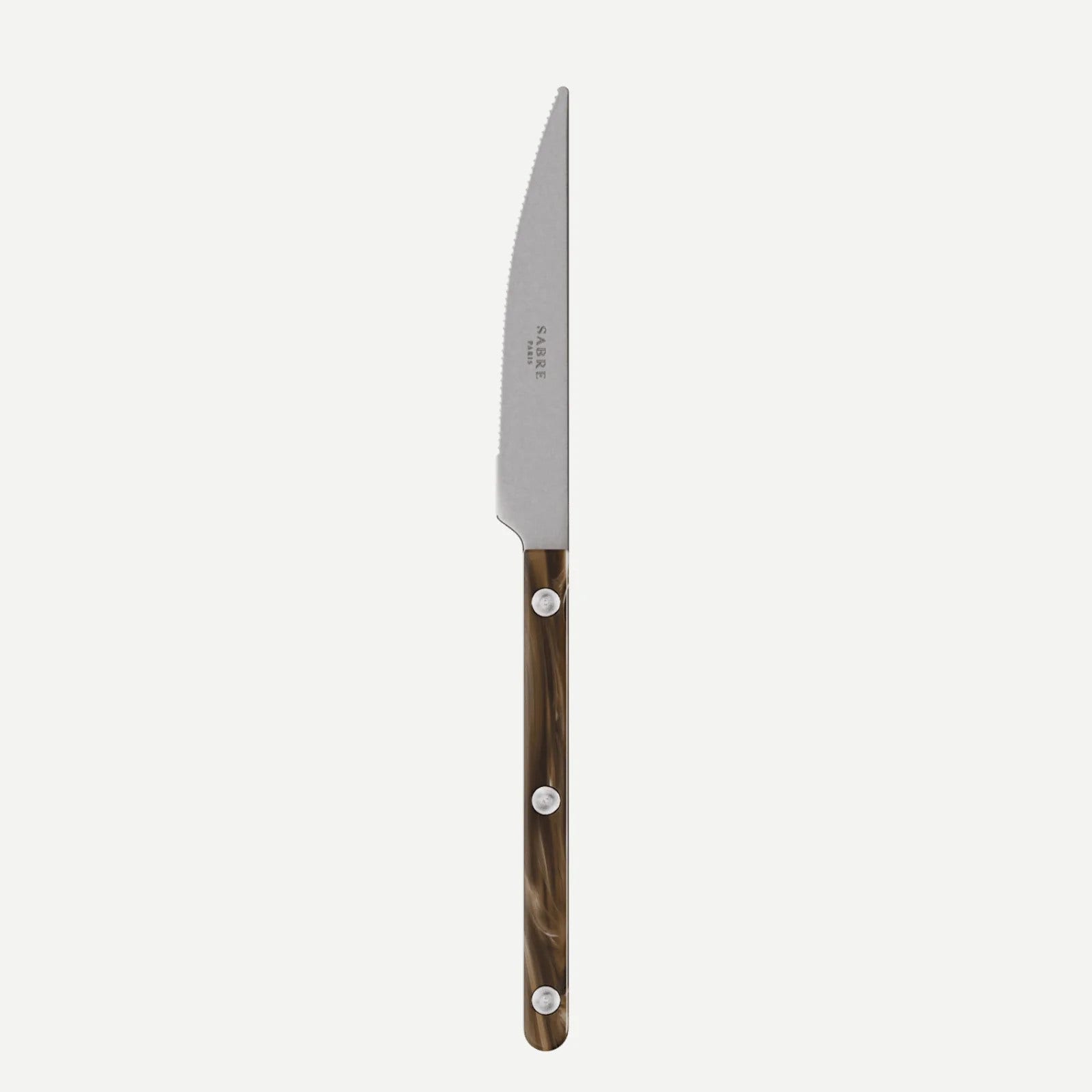 Sabre Paris Bistrot Vintage Buffalo Dessert Knife - Faux Buffalo