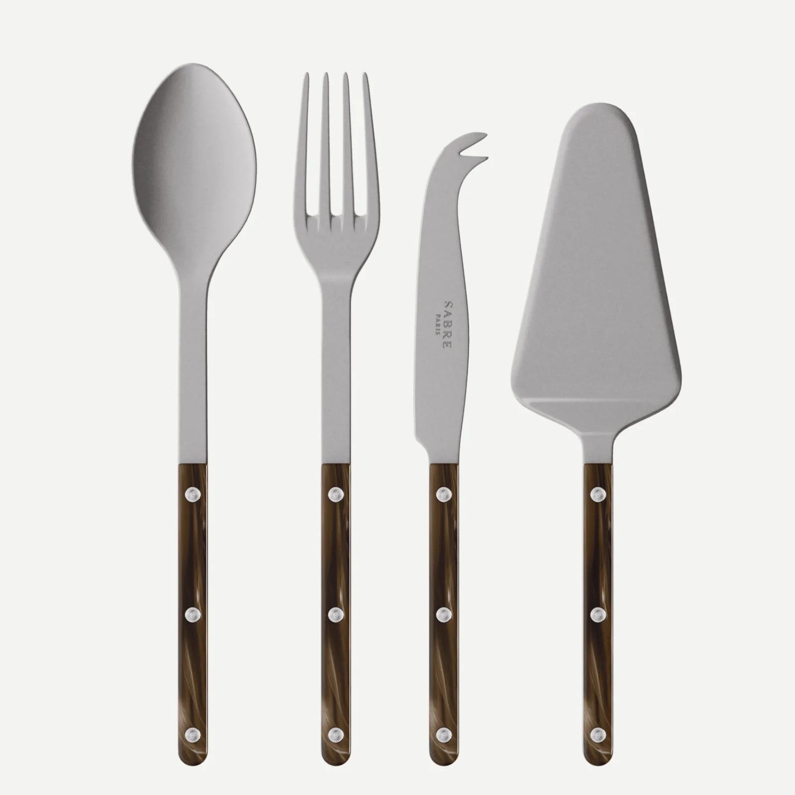 Sabre Paris Bistrot Vintage Buffalo Set Of 4 Bistrot Must-have Serving Pieces - Faux Buffalo
