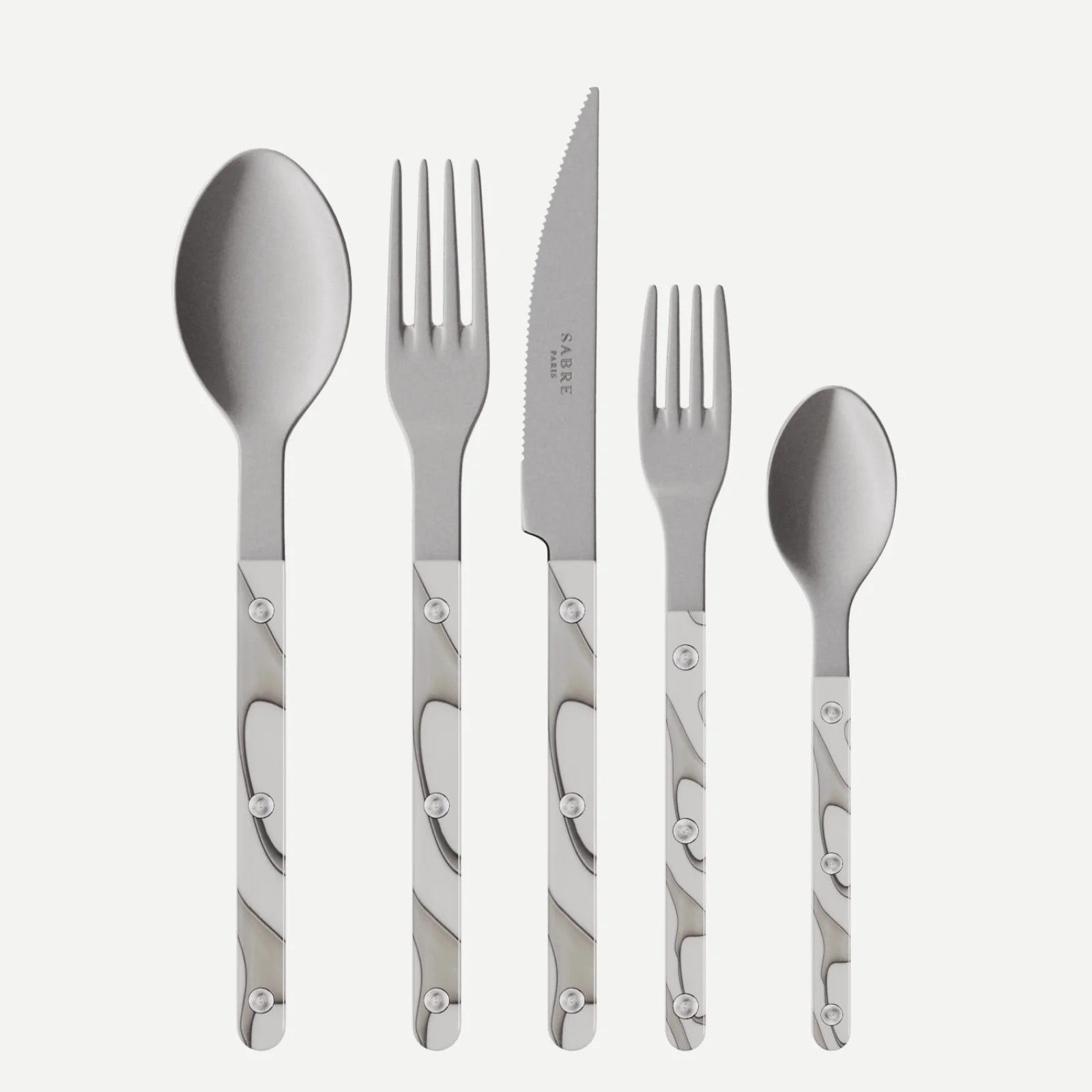 Sabre Paris Bistrot Vintage Dune 5 Pieces Cutlery Set