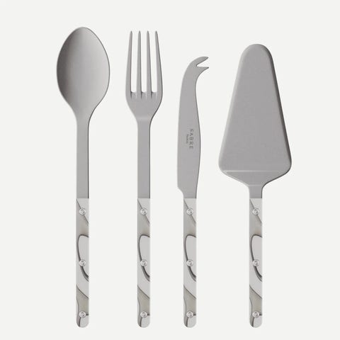 Sabre Paris Bistrot Vintage Dune Set Of 4 Bistrot Must-have Serving Pieces