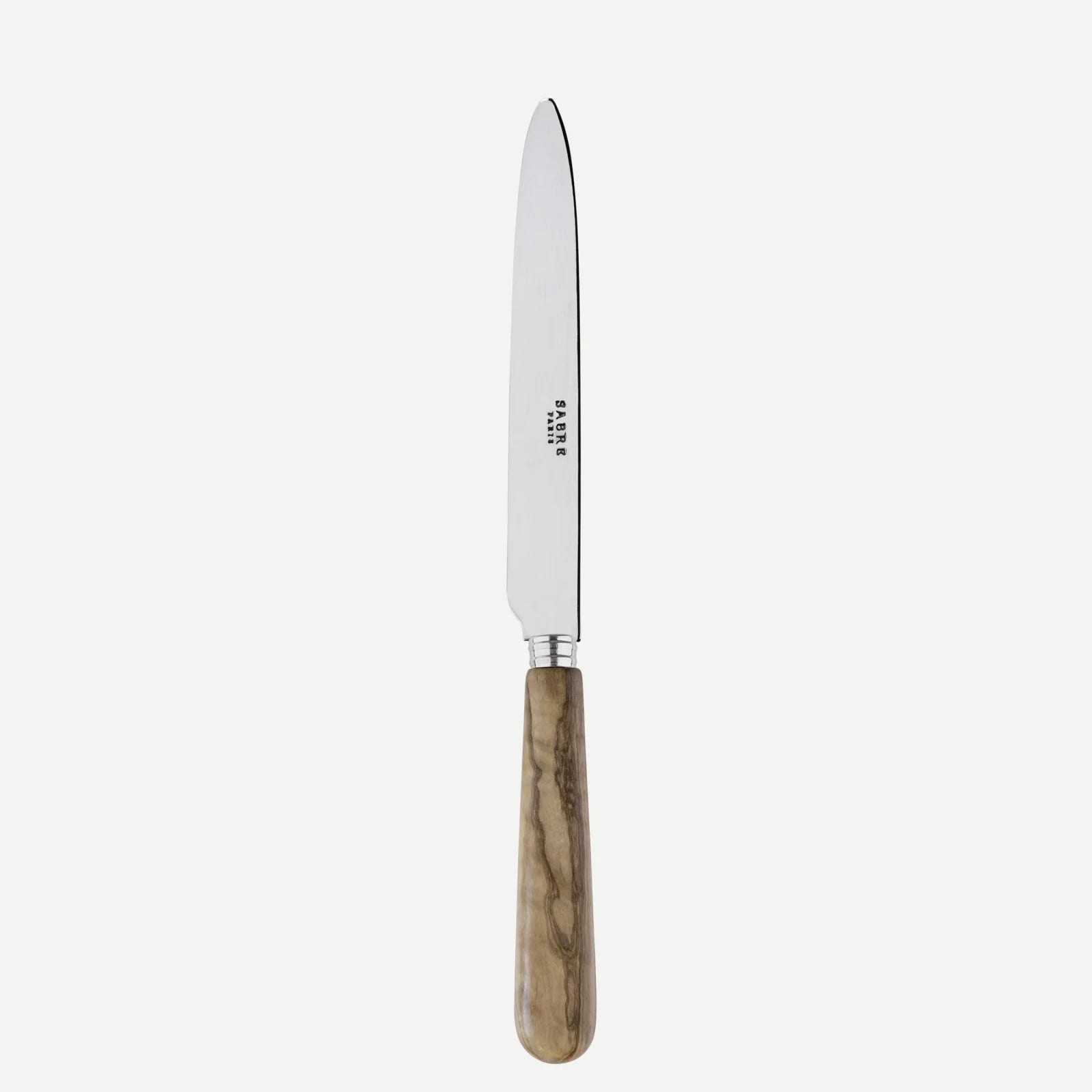 Sabre Paris Lavandou Dinner Knife - Olive Tree Wood