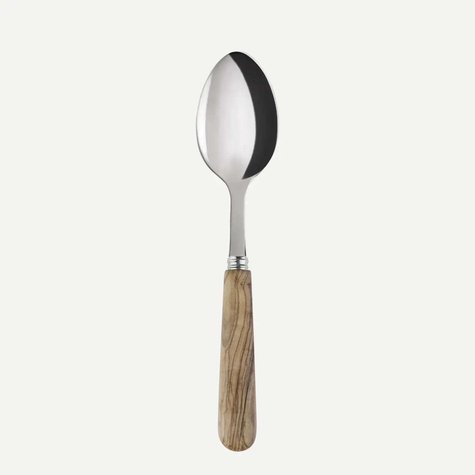 Sabre Paris Lavandou Dessert Spoon - Olive Tree Wood