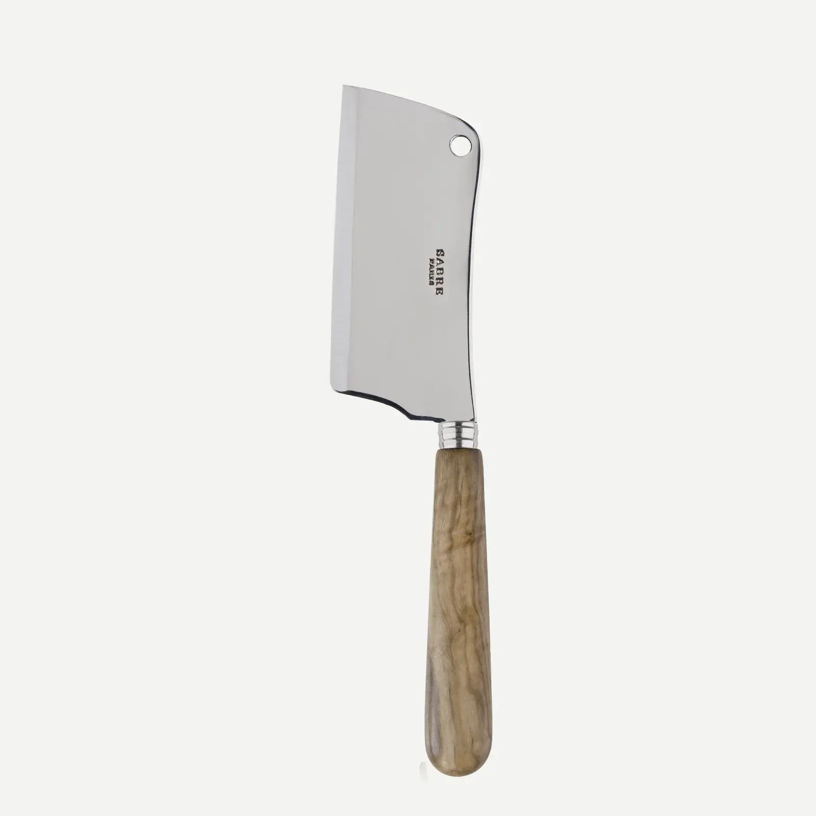 Sabre Paris Lavandou Cheese Cleaver - Olive Tree Wood