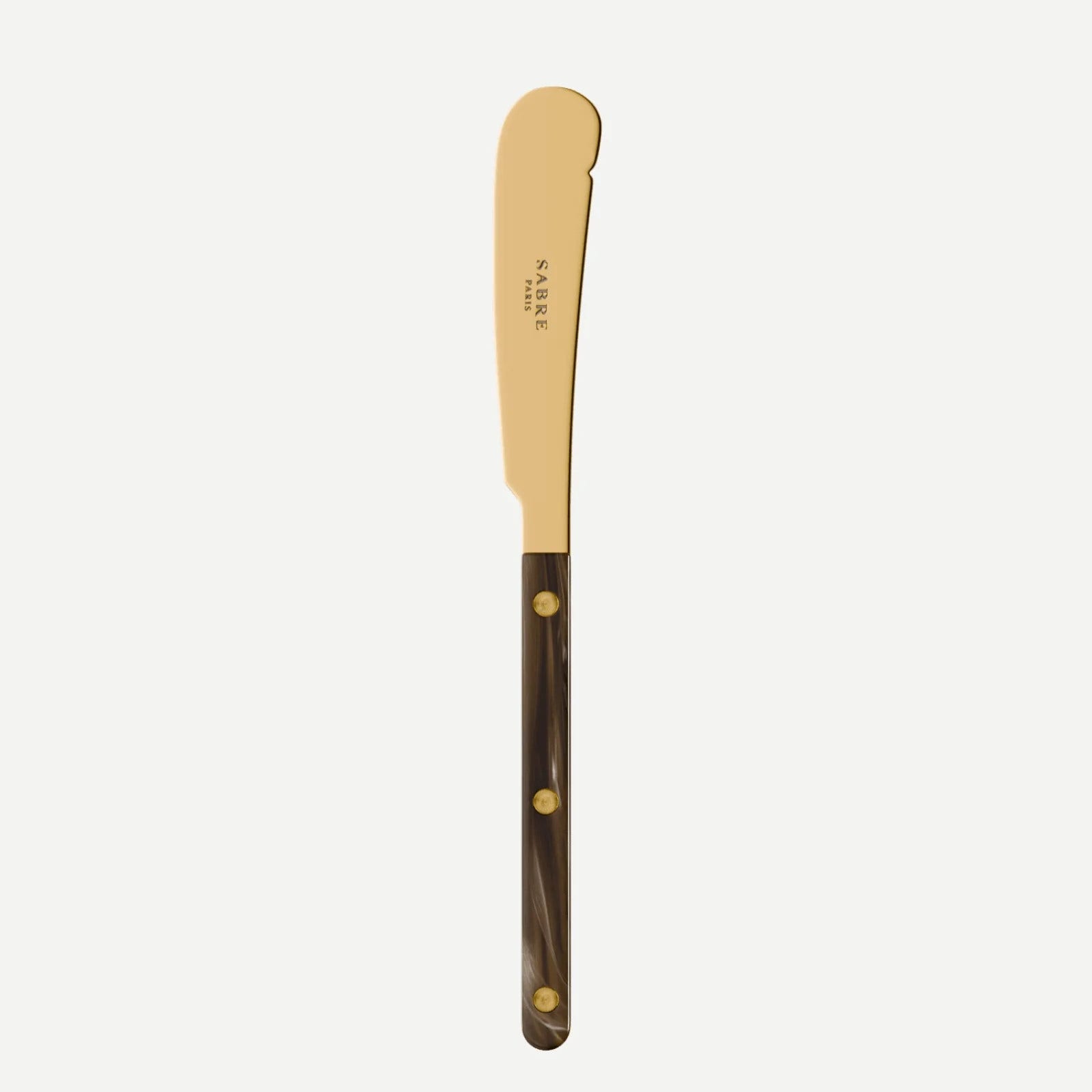 Sabre Paris Bistrot Gold Buffalo Butter Knife - Faux Buffalo
