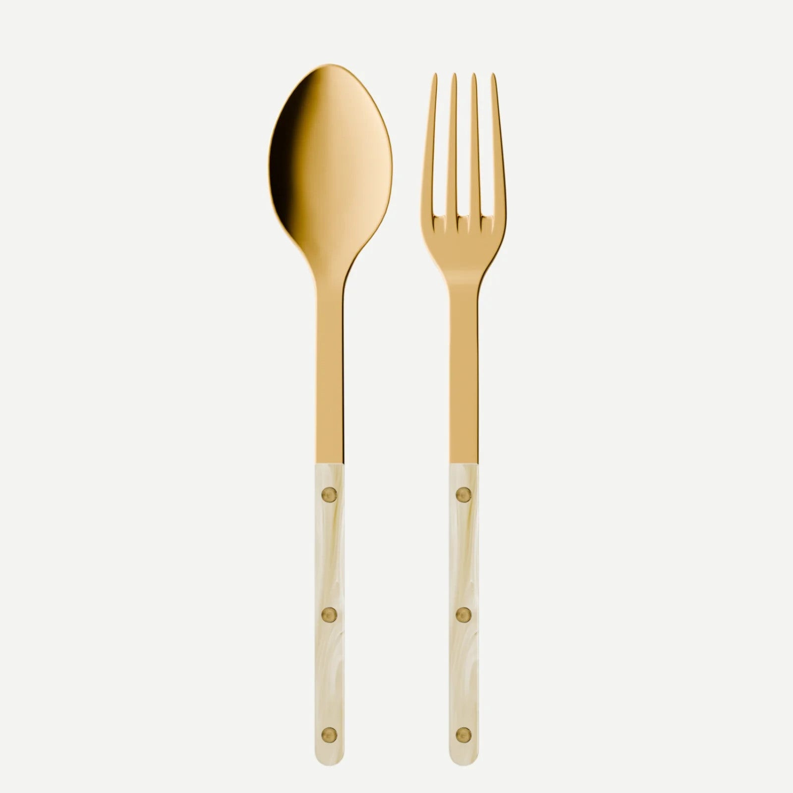 Sabre Paris Bistrot Gold Horn Serving Set - Faux Horn