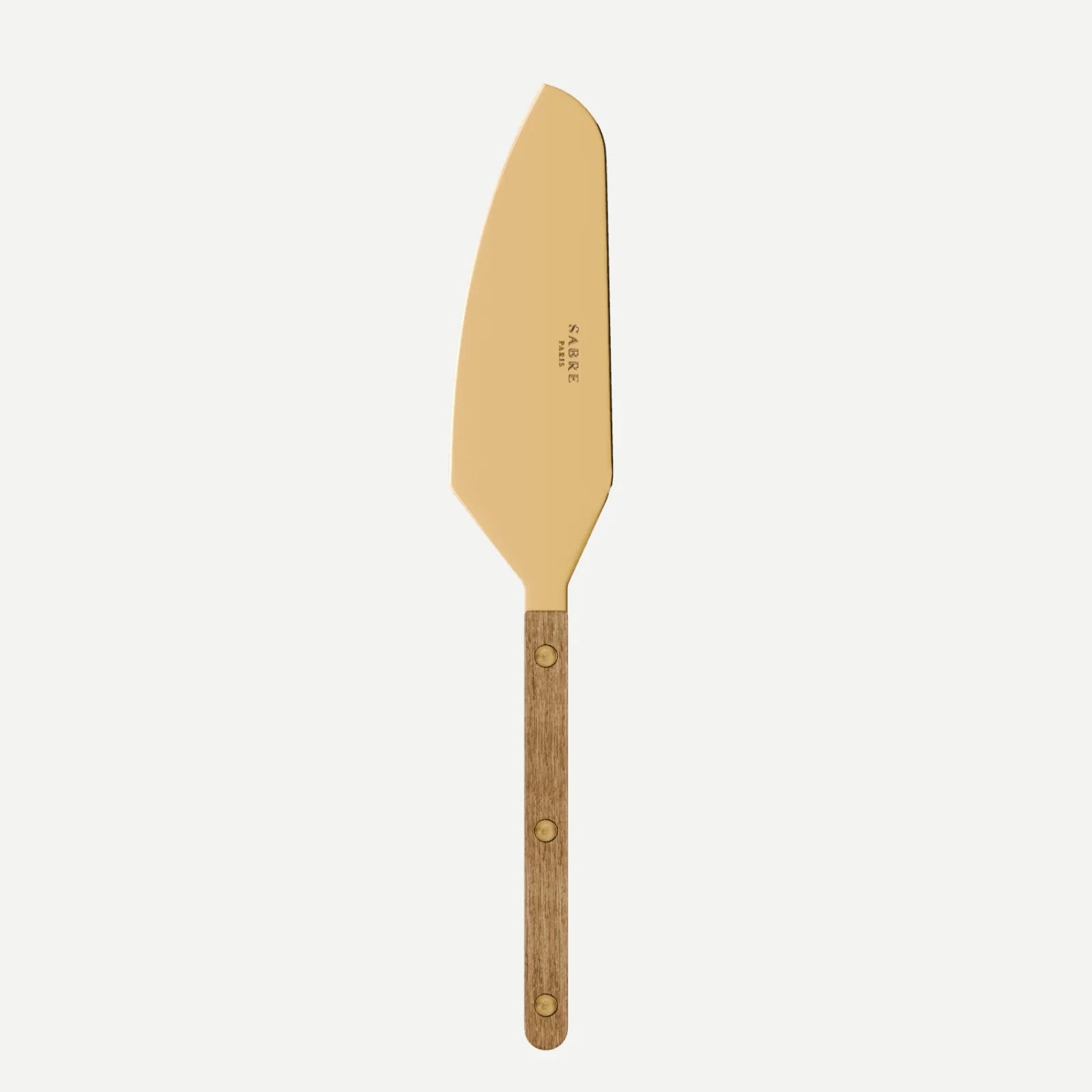 Sabre Paris Bistrot Gold Teak Tart Slicer - Teak