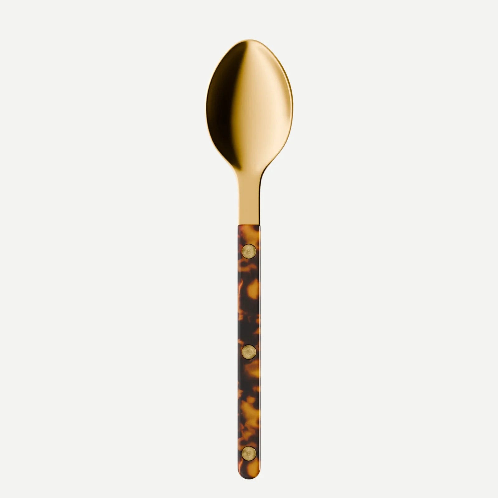 Sabre Paris Bistrot Gold Tortoise Dessert Spoon - Faux Tortoise