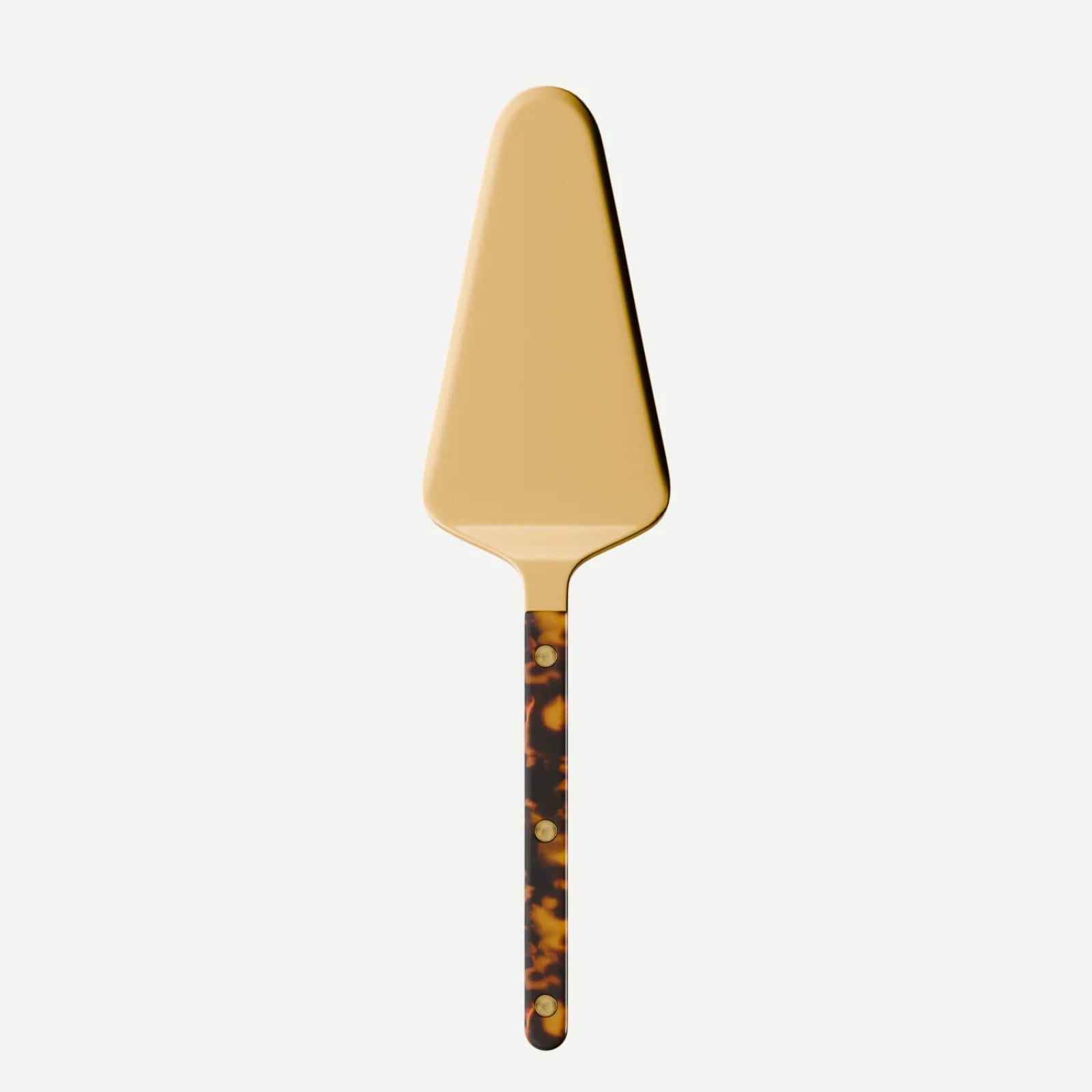 Sabre Paris Bistrot Gold Tortoise Tart Server - Faux Tortoise