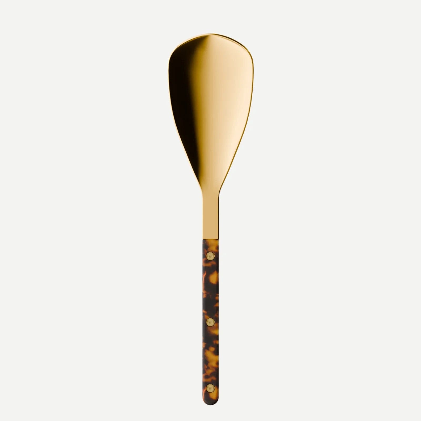 Sabre Paris Bistrot Gold Tortoise Rice Spoon - Faux Tortoise