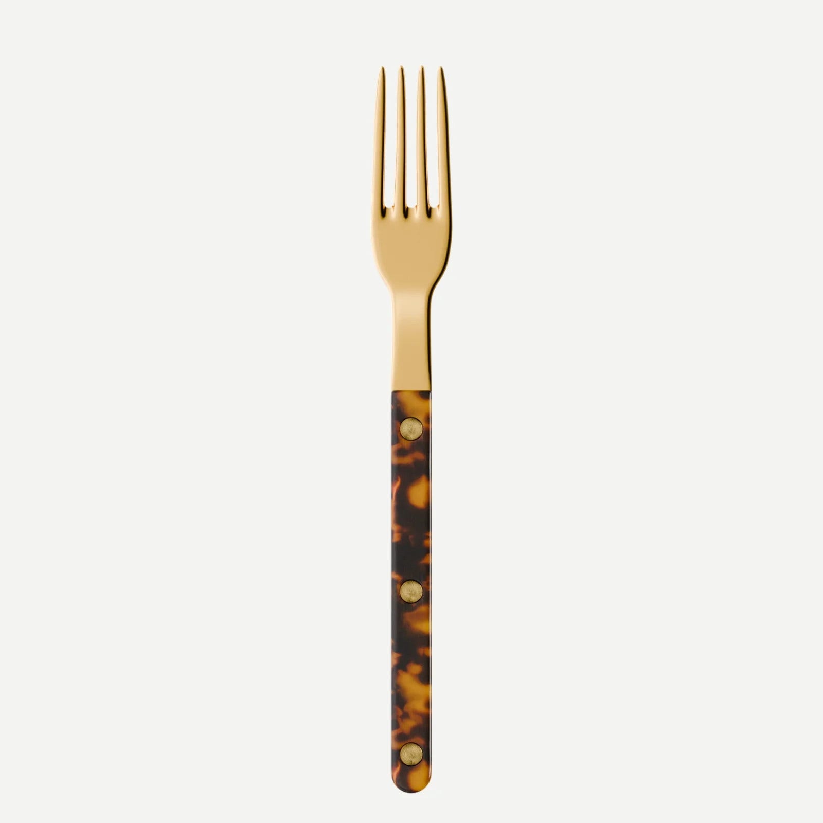Sabre Paris Bistrot Gold Tortoise Small Fork - Faux Tortoise