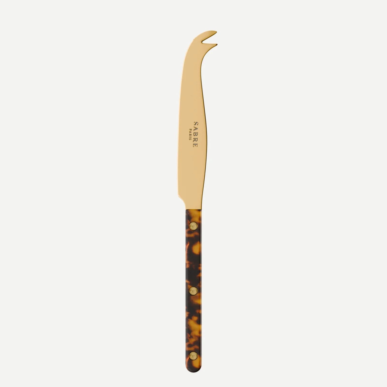 Sabre Paris Bistrot Gold Tortoise Cheese Knife Large - Faux Tortoise