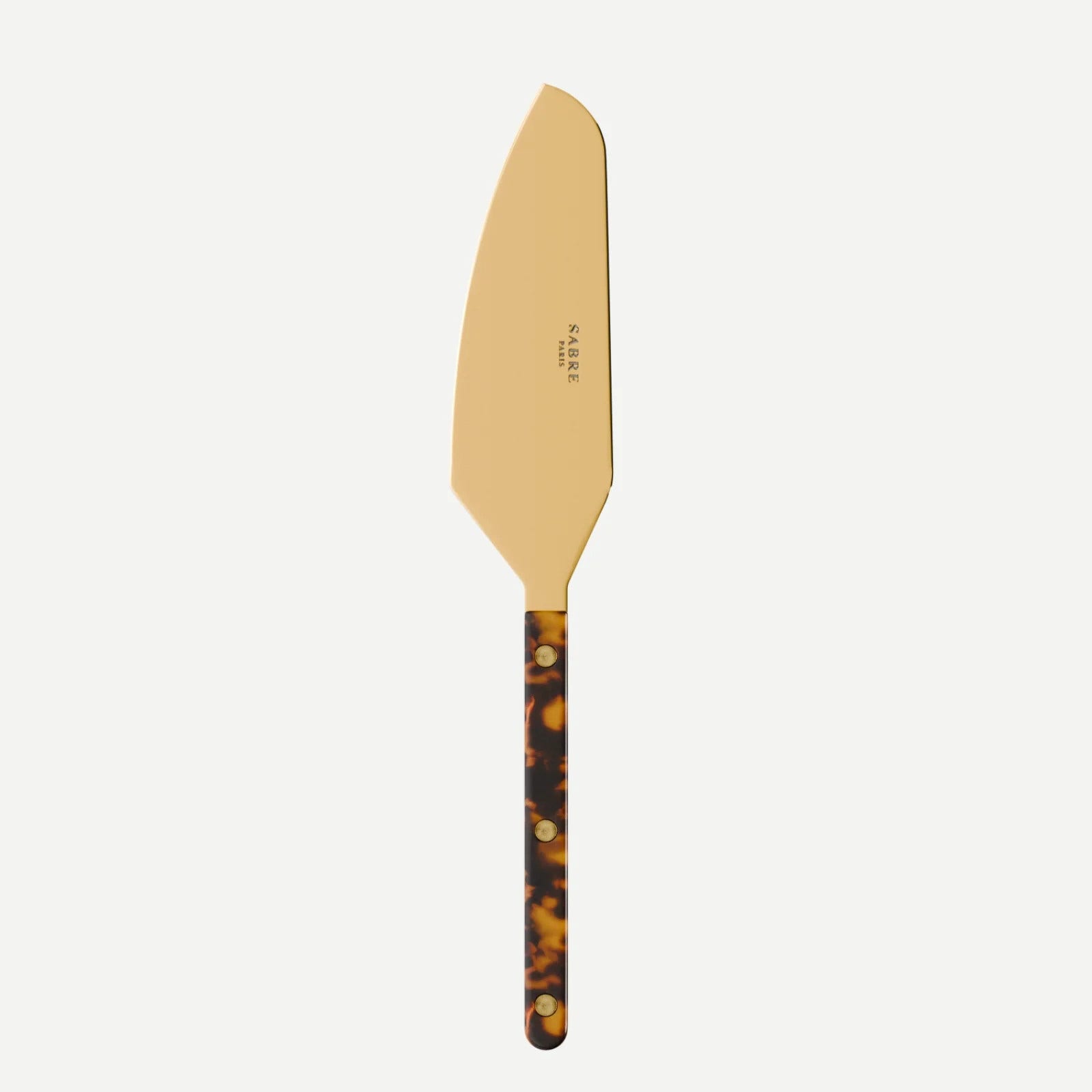 Sabre Paris Bistrot Gold Tortoise Tart Slicer - Faux Tortoise