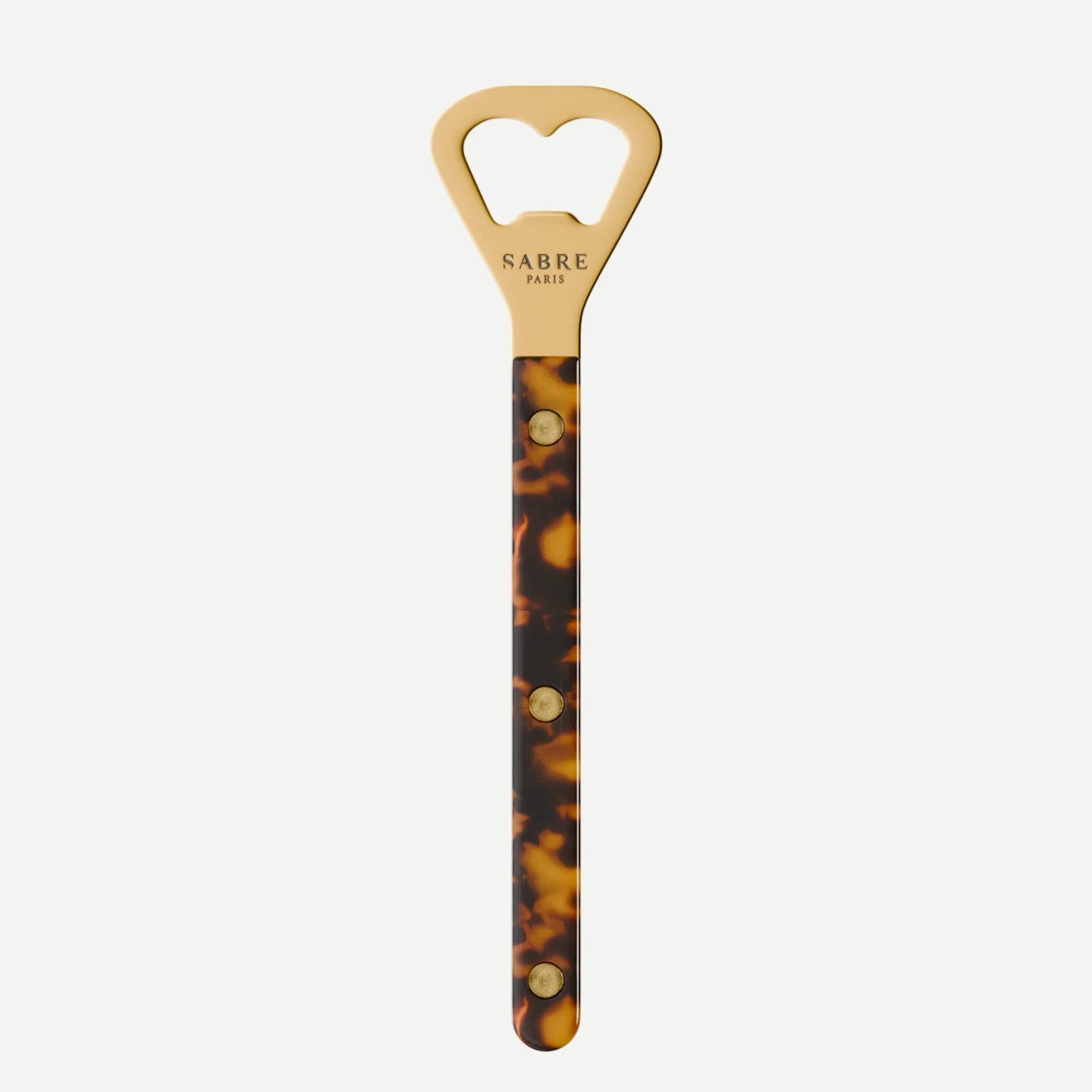 Sabre Paris Bistrot Gold Tortoise Bottle Opener - Faux Tortoise