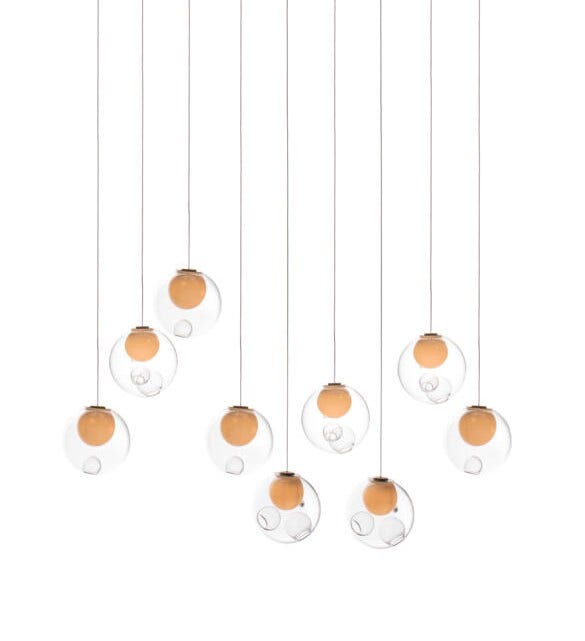 Bocci 28.9 Linear Nine Pendant Light