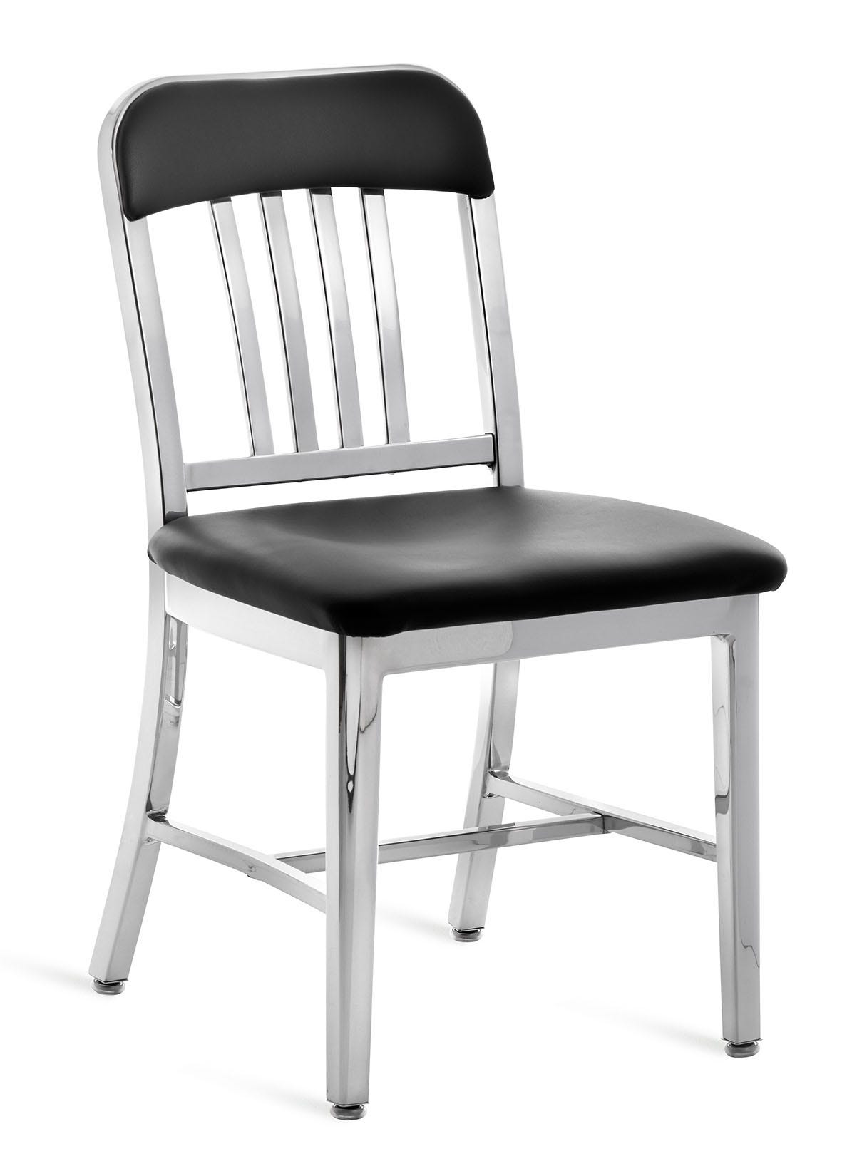 Emeco Classic Navy™ Officer Semi-Upholstered Chair