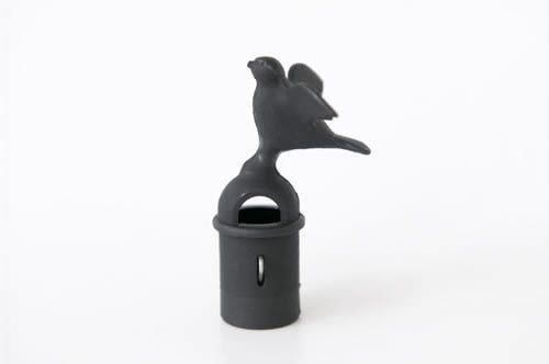 Alessi 200732 Bird Whistle Replacement for 9093 Kettle - Black