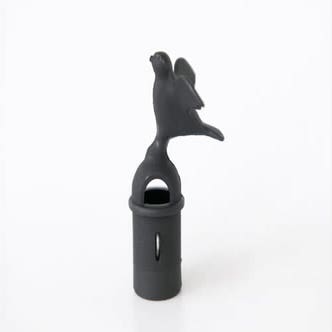 Alessi 200732 Bird Whistle Replacement for 9093 Kettle - Black
