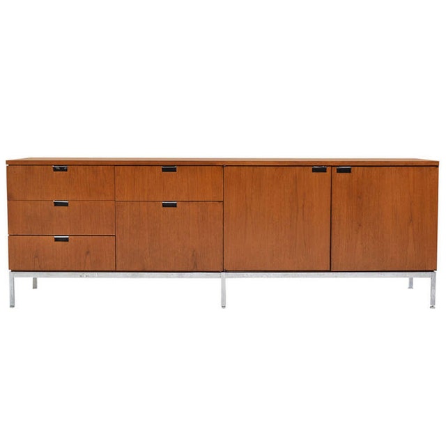 Knoll Florence KnollĀ® Credenza - Four Position (Four Storage Cabinets) Style 2