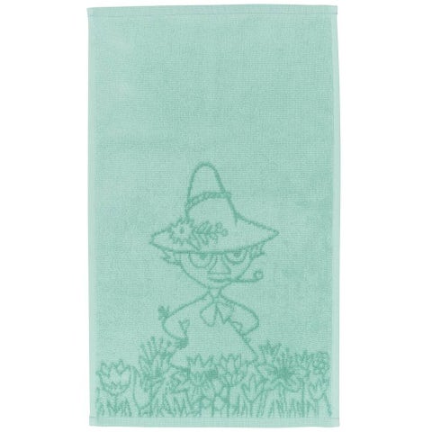 CLEARANCE Arabia Moomin Hand Towel 12 x 19 inch, Snufkin Green 