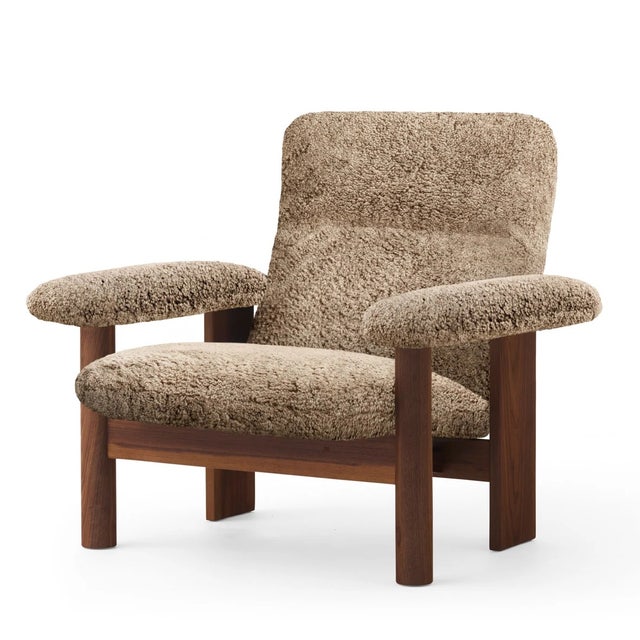 Audo Copenhagen Brasilia Lounge Chair with Sheepskin
