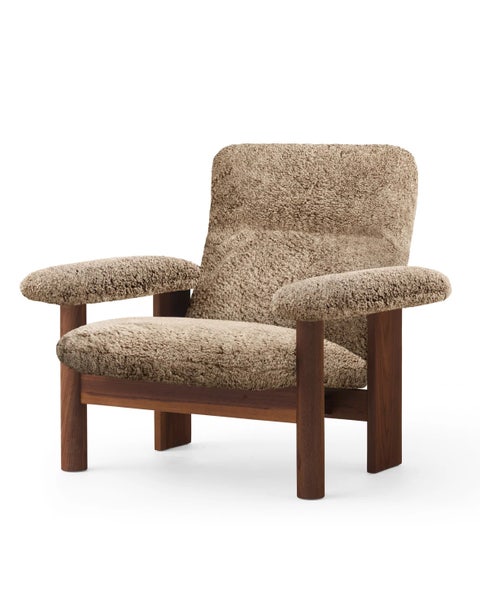 Audo Copenhagen Brasilia Lounge Chair with Sheepskin