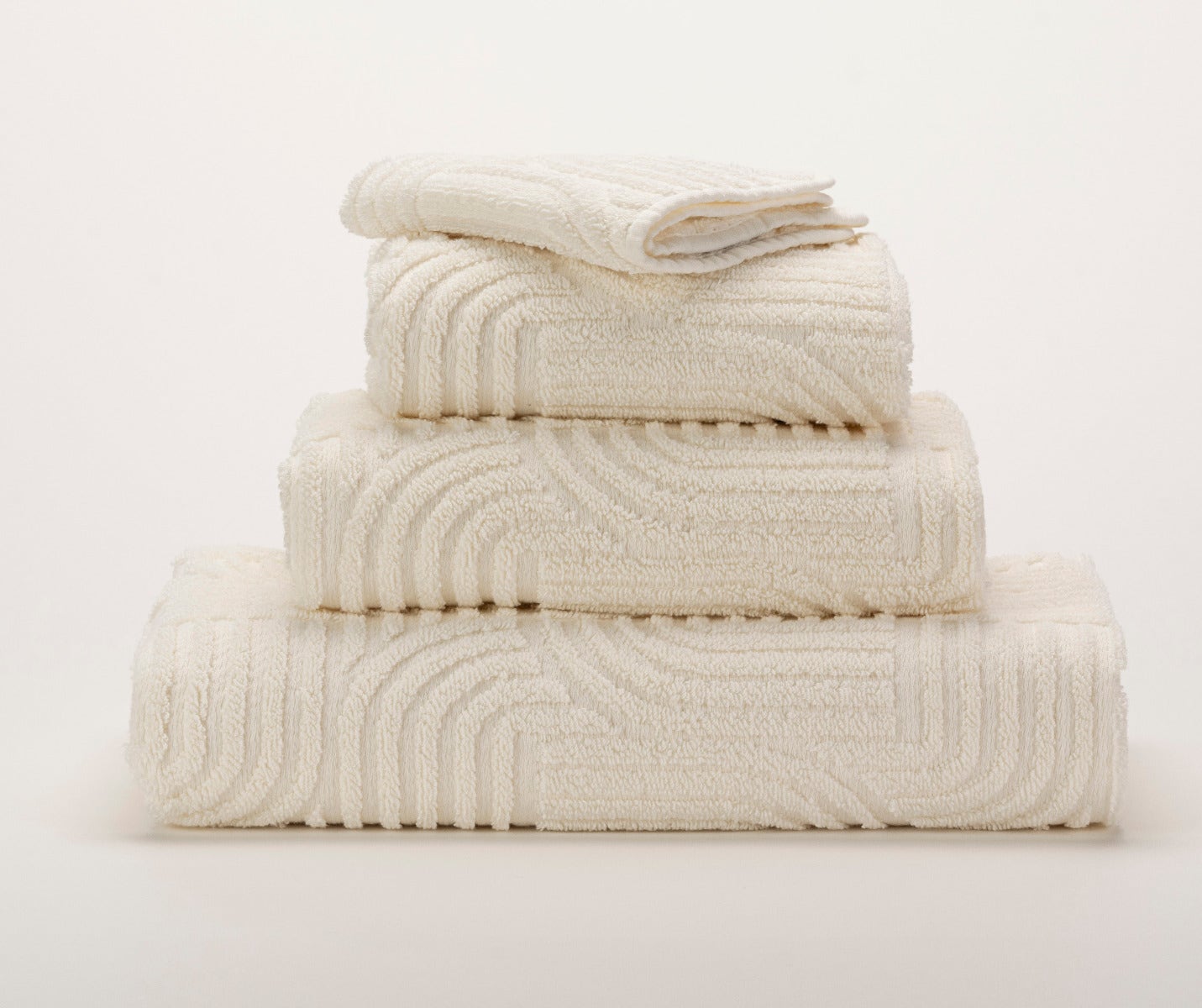 Abyss & Habidecor Olly Face Towel, 12" x 12"