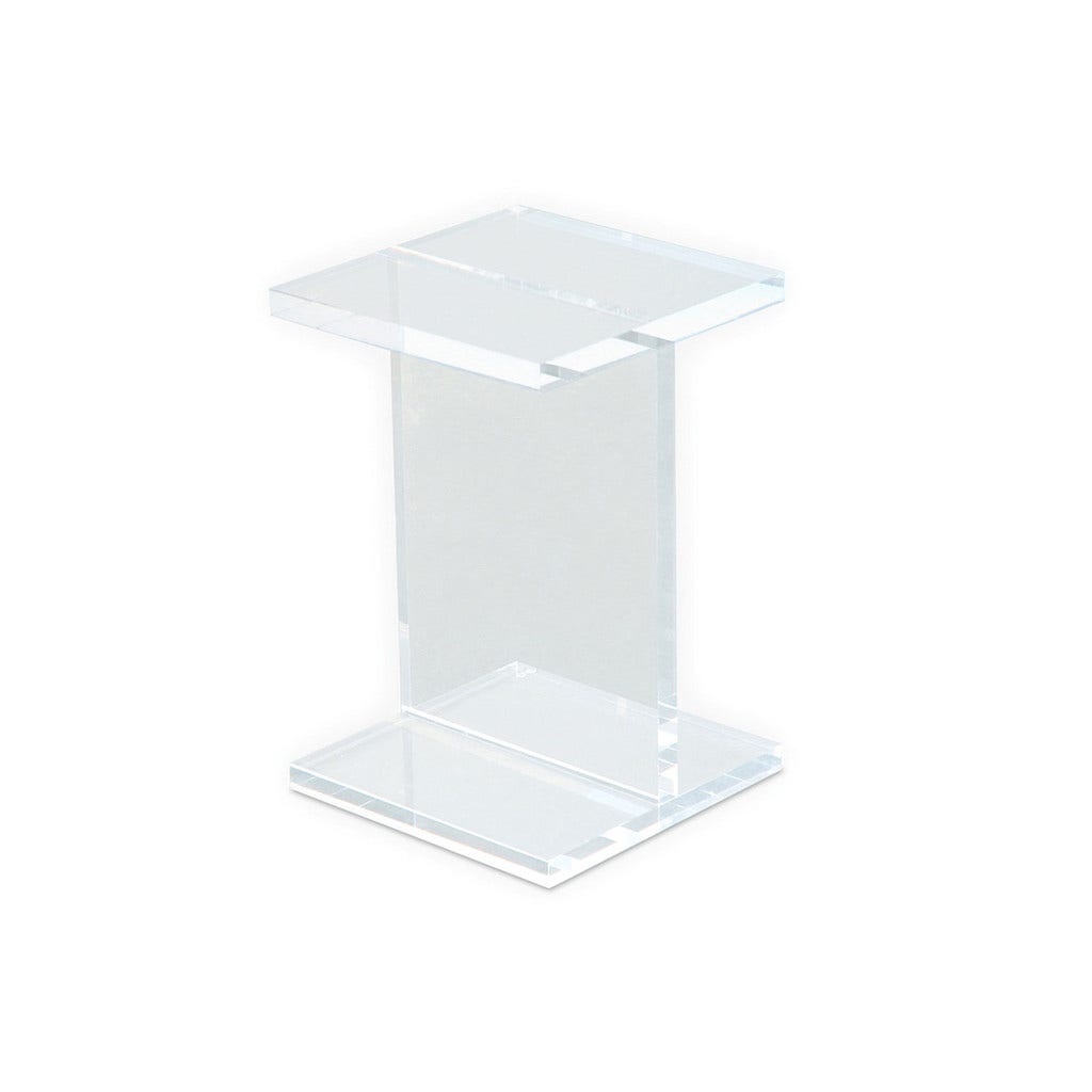 Gus* Modern Acrylic I-Beam Table