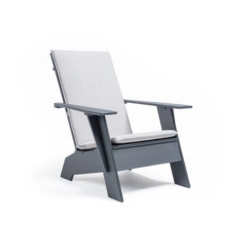 CLEARANCE Loll Seat Cushion for Adirondack Lounge Chair, SIlver