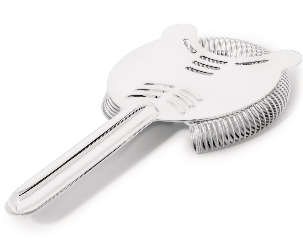 Passino Da Bar Alessi 5053 In Acciaio Inox 18/10 Lucido, Design Ettore Sottsass, Lunghezza 19,5 Cm, Per Professionisti E Uso Domestico