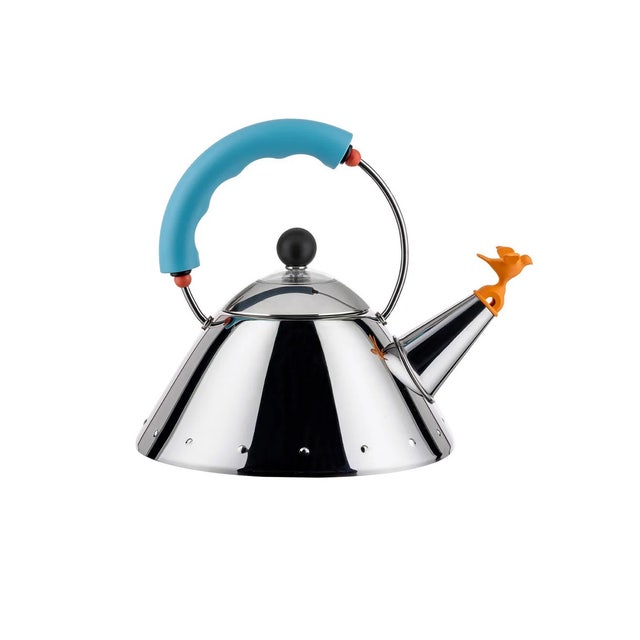 Alessi 9093/1 Michael Graves Kettle with Bird Whistle - 1 Liter