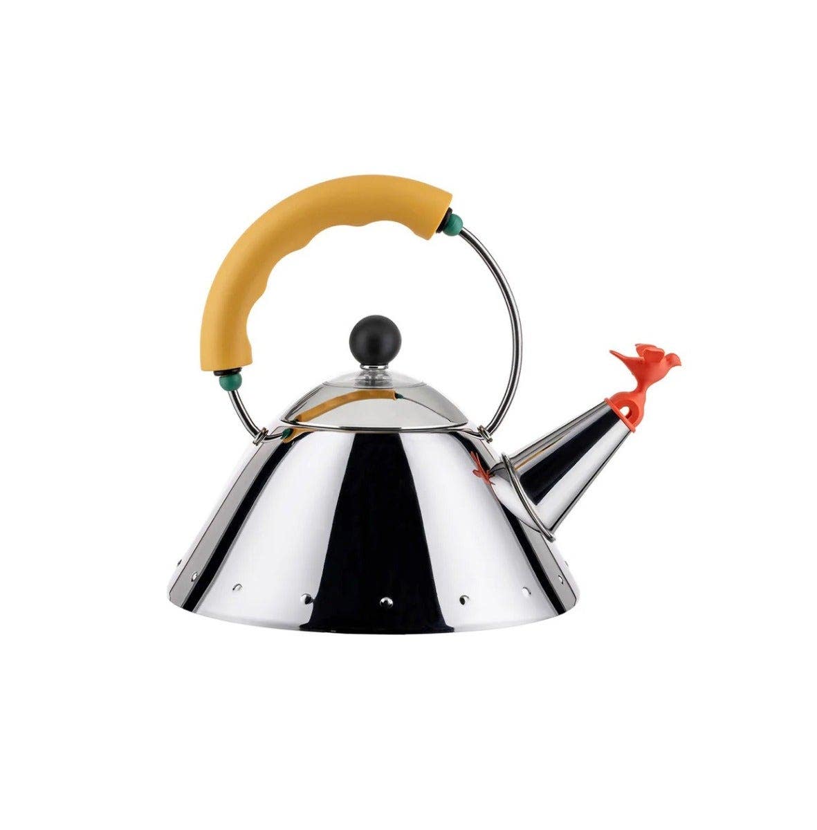 Alessi 9093/1 Michael Graves Kettle with Bird Whistle - 1 Liter