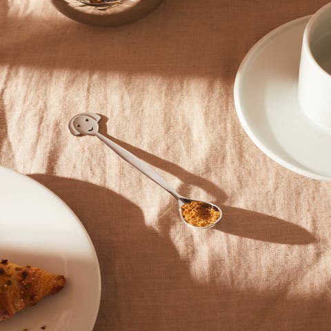 Alessi AM19CU Anna Teaspoon (Priced Each, Sold in Sets of 4)