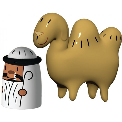 Alessi AMGI23SET Amir & Camelus Statuettes (Set of 2)