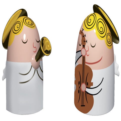 Alessi AMGI26SET Angels Band Statuettes