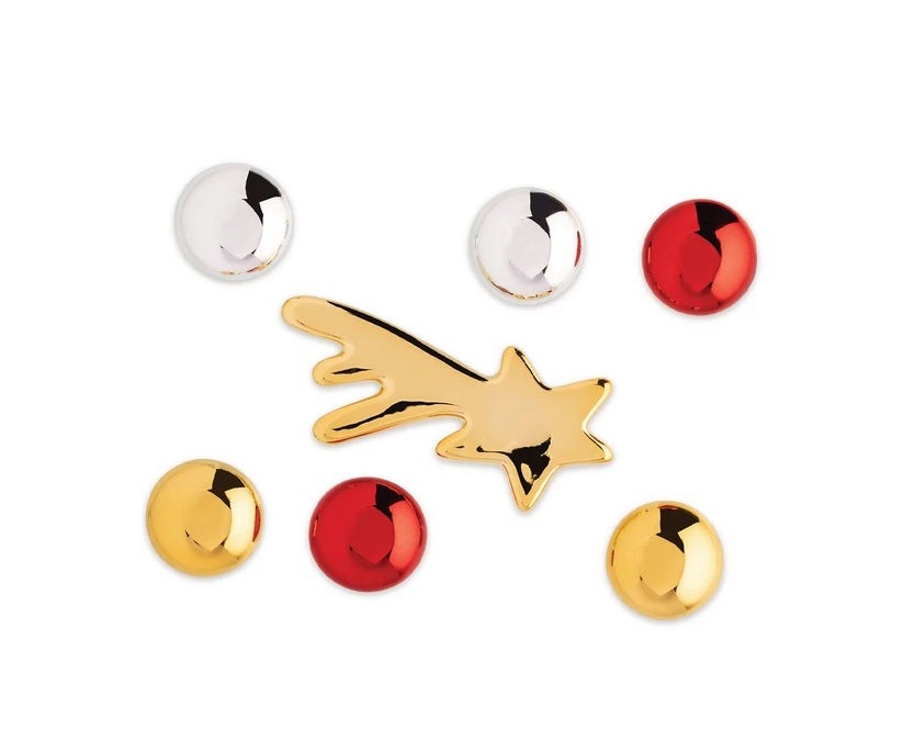 Alessi BM06MAGNET Bark for Christmas Magnet Set