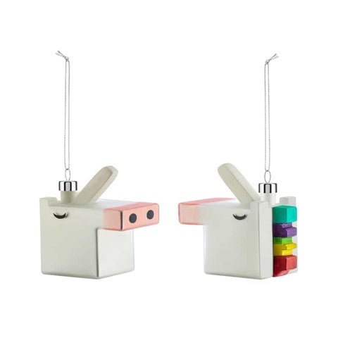 Alessi GJ02 11 Cubicorno Christmas Ornament